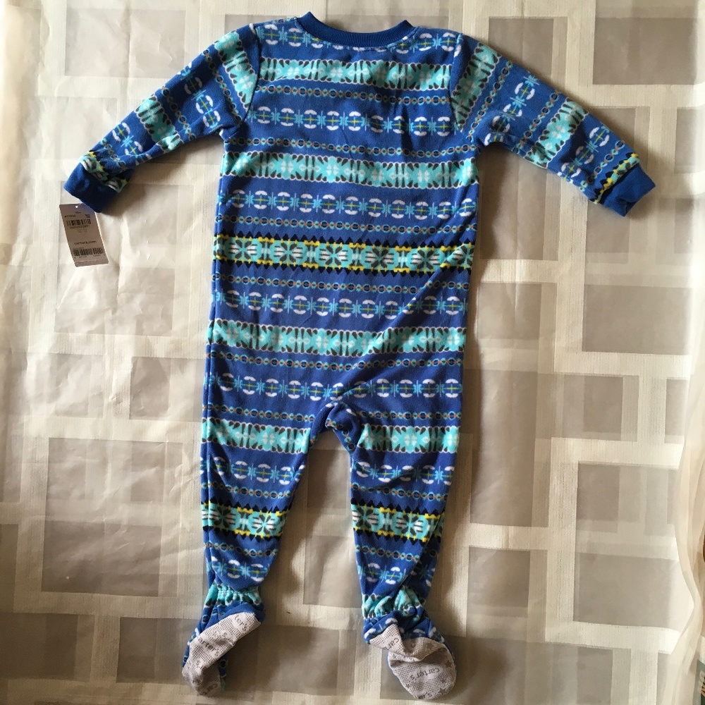 Carter’s Baby Boys 1-Piece Fleece Sleep&Plays size 18month, 24 month - Picture 3 of 6